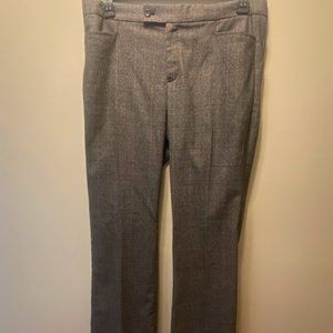 Banana Republic | Logan Fit Grey Plaid Pant | Size 12